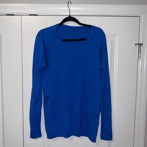 lululemon athletica Blue Long Sleeve Top